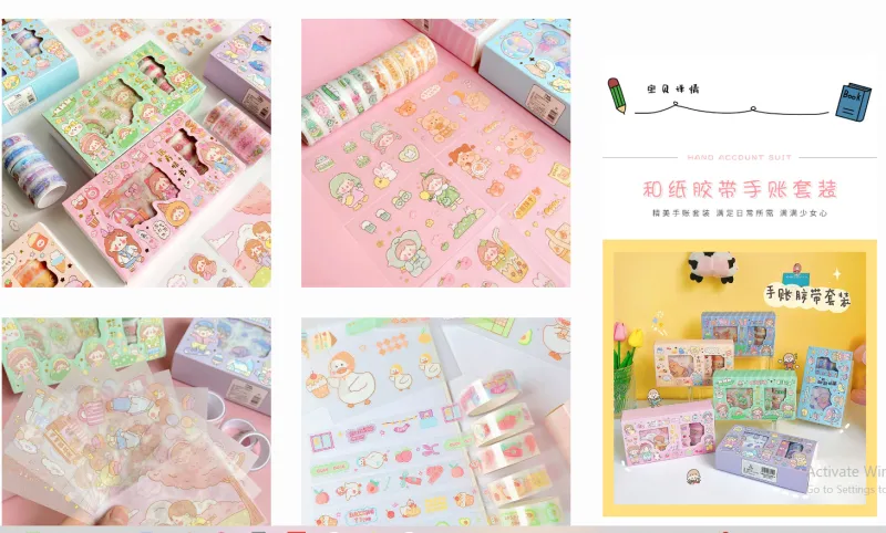 Sticker fun gift box med